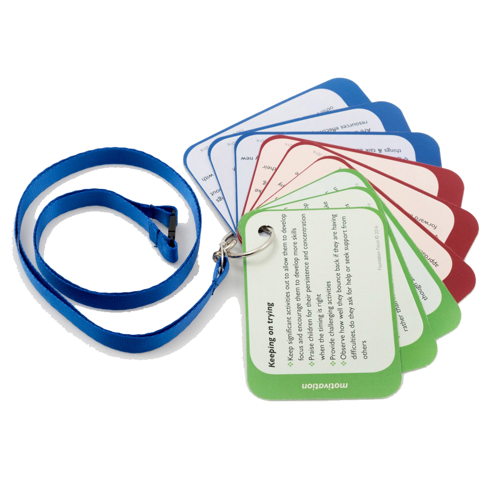 EYFS Characteristics of Effective Learning Key Ring Cards MBK Group