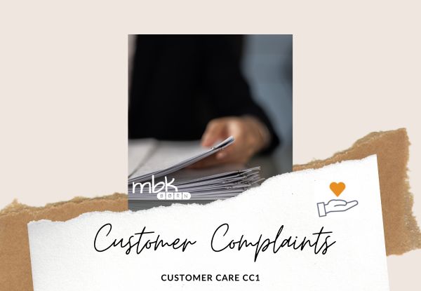 CC1 Customer Complaints