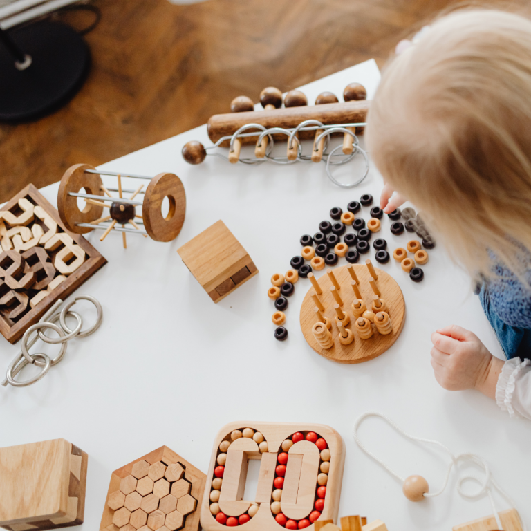Sustained shared thinking in a setting with loose part play