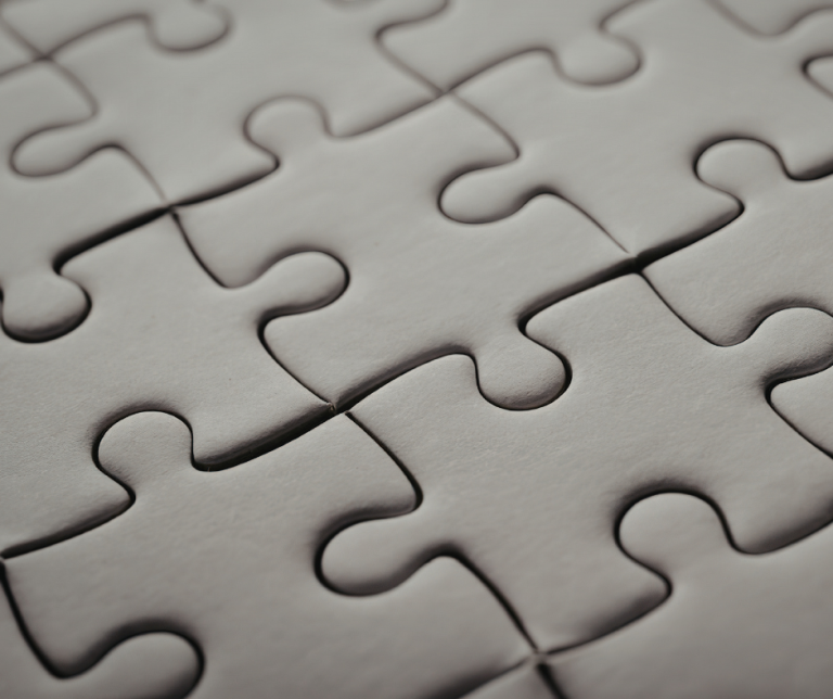 A complete jigsaw puzzle