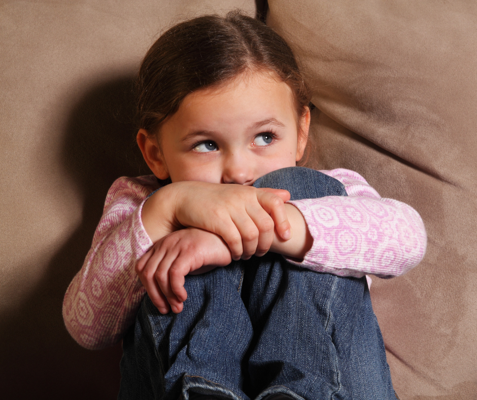 An image of a pre-schooler looking worried for a blog about the role of the DSL