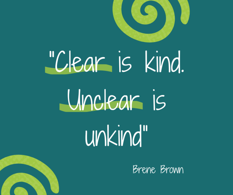 Quote Clear is kind. Unclear is unkind